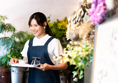 飲食店でのメニュー使用